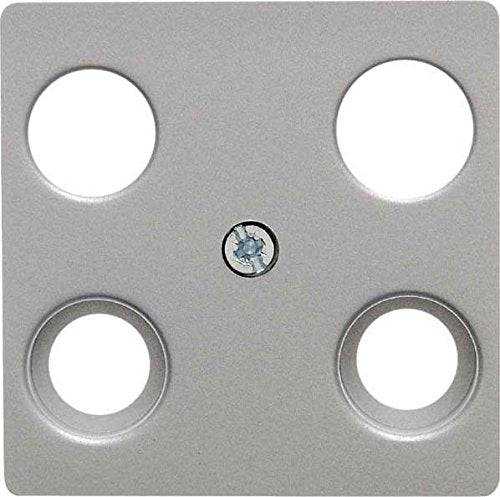 Berker 14831404 Zentralplatte für Antennen-Steckdose 4Loch Zentralplattensystem alu, matt Mesch Shop Berker 14831404 Zentralplatte für Antennen-Steckdose 4Loch Zentralplattensystem alu, matt Mesch Shop